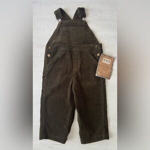 Vintage Tumbleweed Green Corduroy Kids Overalls
